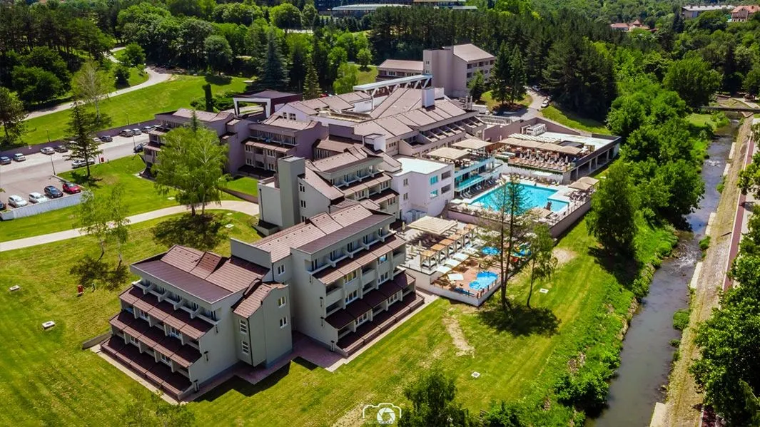 Hotel Sunce in Sokobanja, an award-winning spa hotel using Qreadible